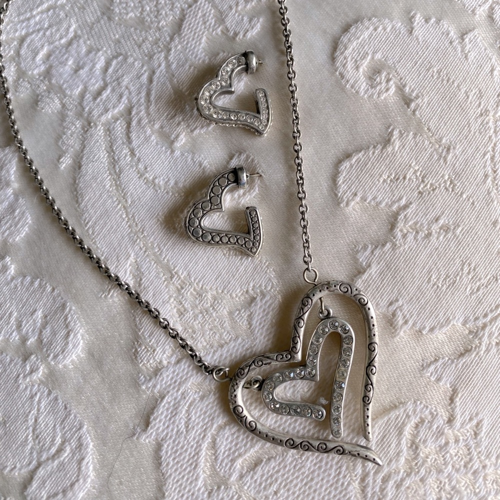 Vintage Brighton necklace and earrings